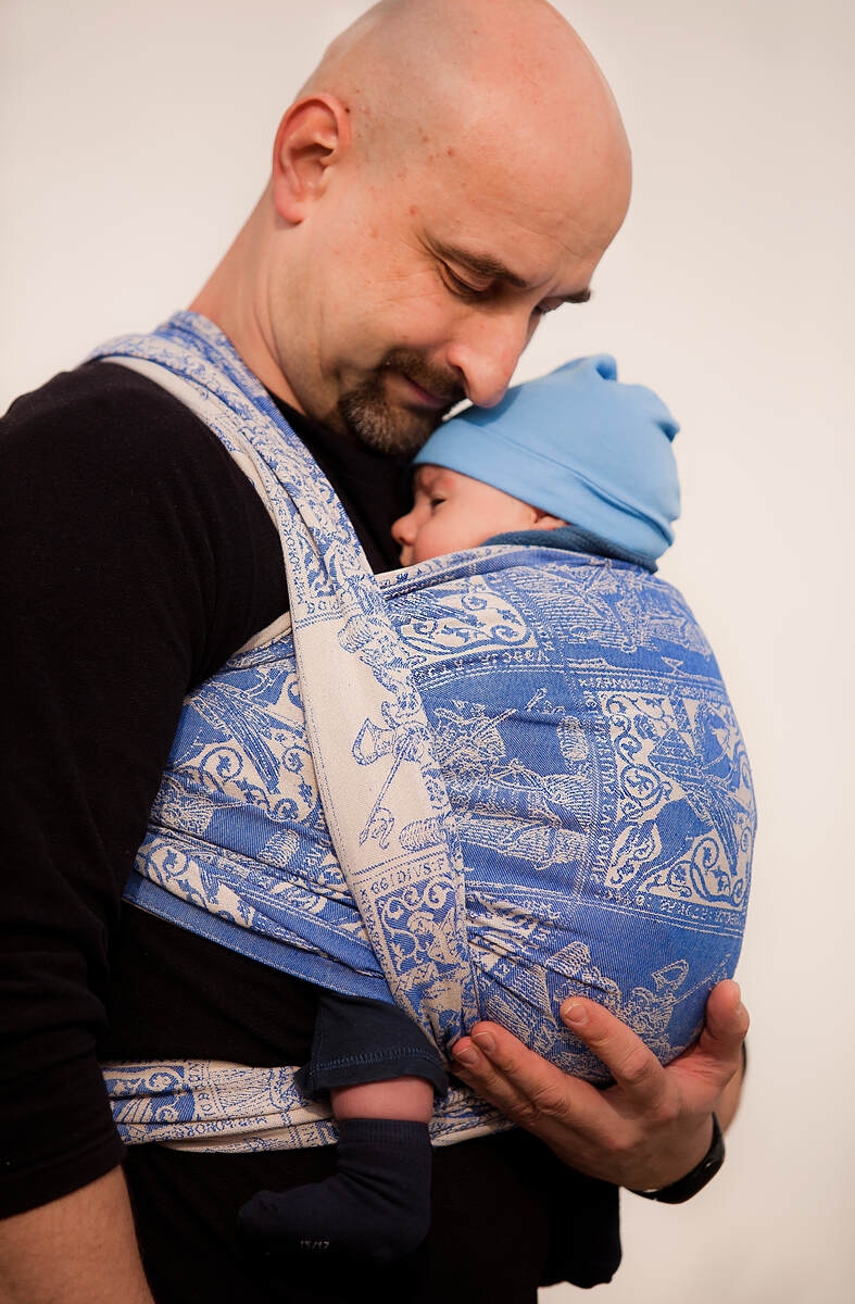 Baby Wrap, Jacquard Weave (100 cotton) Paladins size M