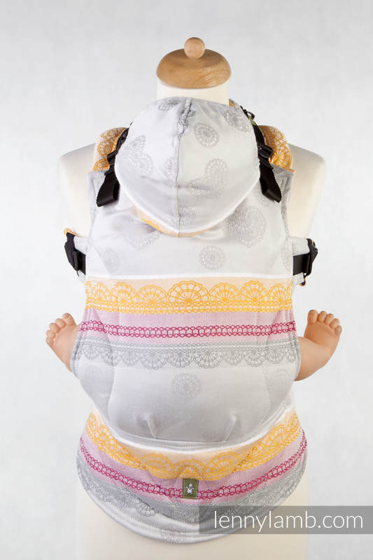 Ergonomic Carrier, Baby Size, jacquard weave 60 cotton 40 bamboo