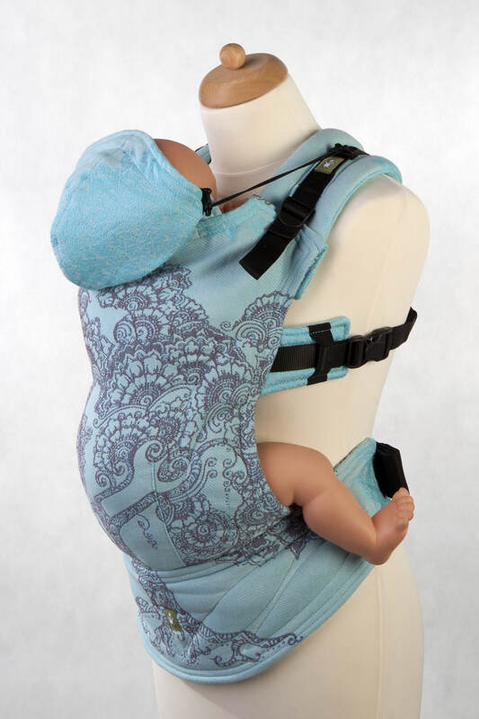 Ergonomic Carrier, Baby Size, jacquard weave 100% cotton EDEN (grade B)