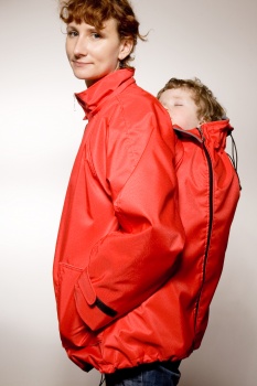 Babywearing Coat - red