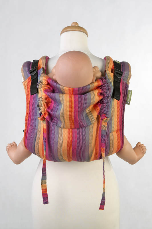 Lenny Buckle Onbu, standard size, broken-twill weave (60% cotton, 40% bamboo) - Wrap conversion from TROPICANA #babywearing