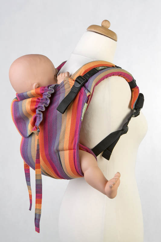 Lenny Buckle Onbu, standard size, broken-twill weave (60% cotton, 40% bamboo) - Wrap conversion from TROPICANA #babywearing