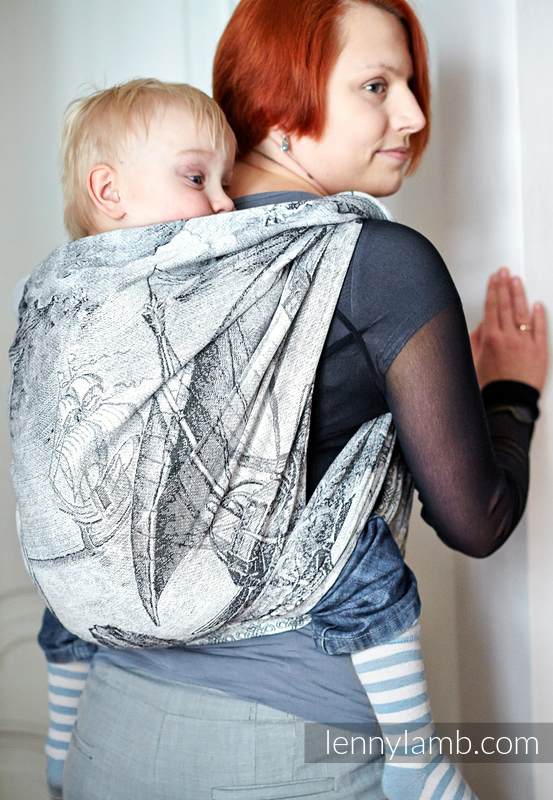 Baby Wrap Jacquard Weave 60 Cotton 40 Bamboo Galleons Baby Wrap Jacquard Weave 60 Cotton 40 Bamboo Galleons