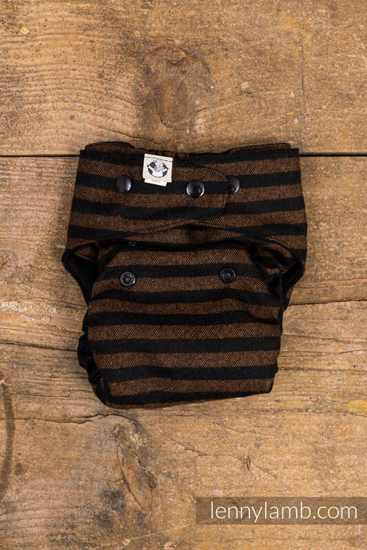 Lenny Lamb - Wool Cover - Brown & Black Stripes - OS+ OS