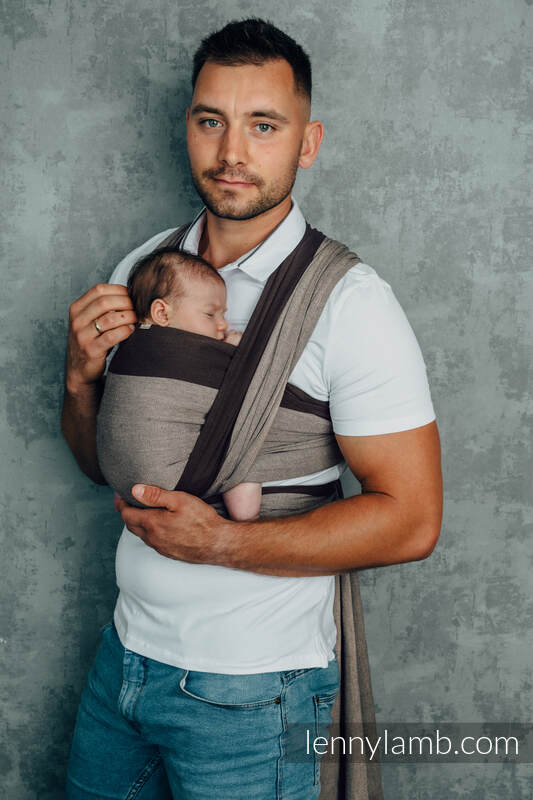 Lenny Lamb - My First Baby Sling HOT CHOCOLATE XL