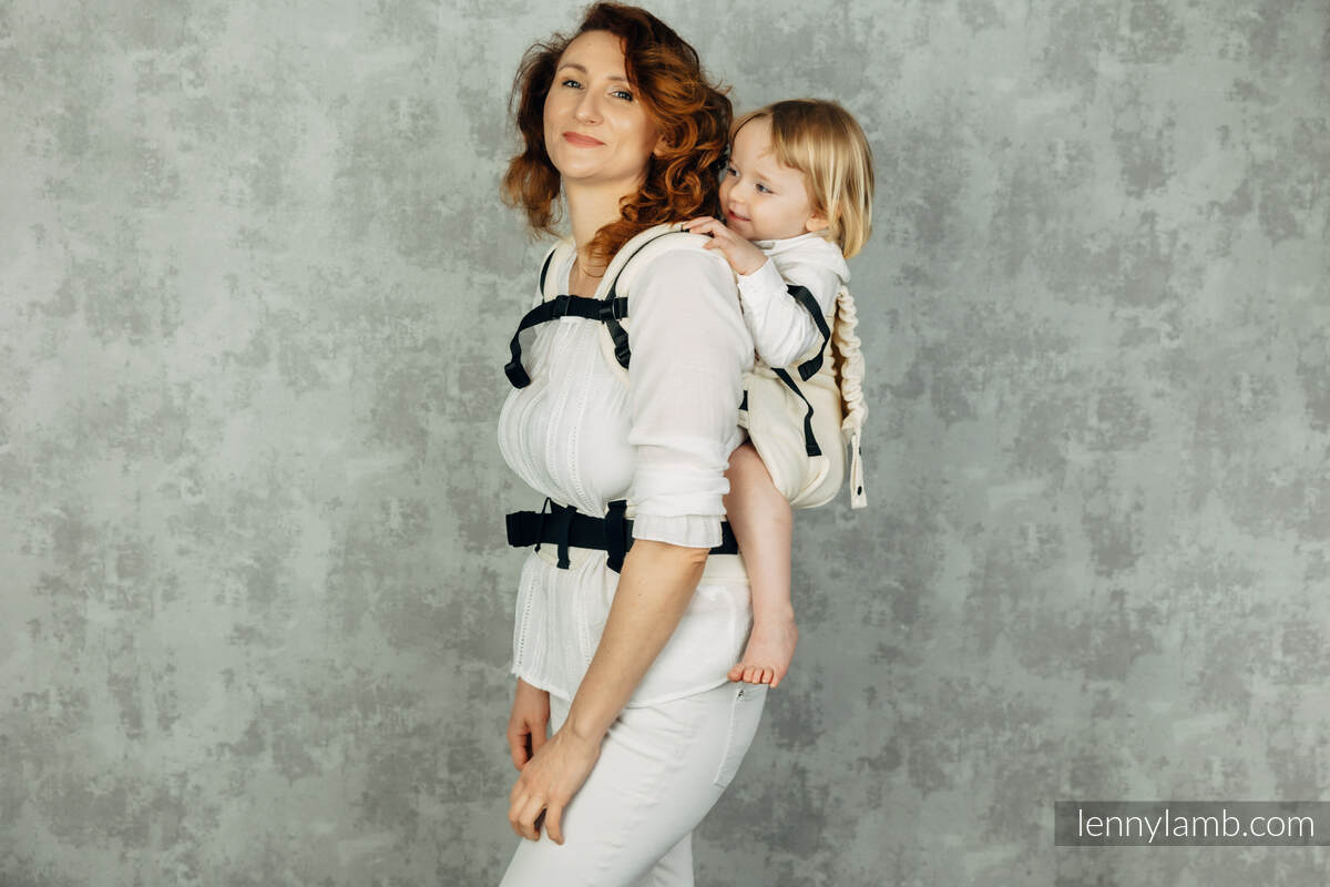 Lenny Lamb - LennyPreschool Carrier LITTLE HERRINGBONE LUCE