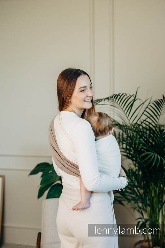 Lenny Lamb - My First Ring Sling LITTLE HERRINGBONE BABY CUPCAKE