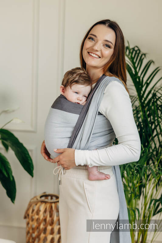 Lenny Lamb - My First Baby Sling COOL GREY M B