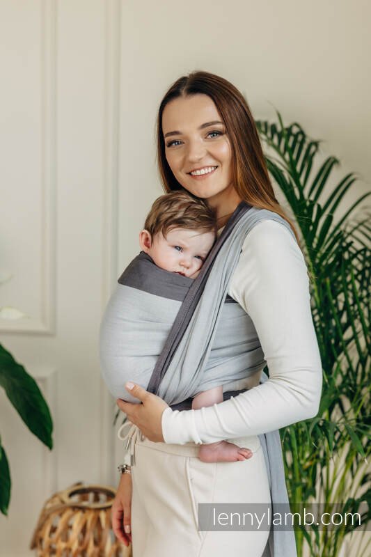 Lenny Lamb - My First Baby Sling COOL GREY S B